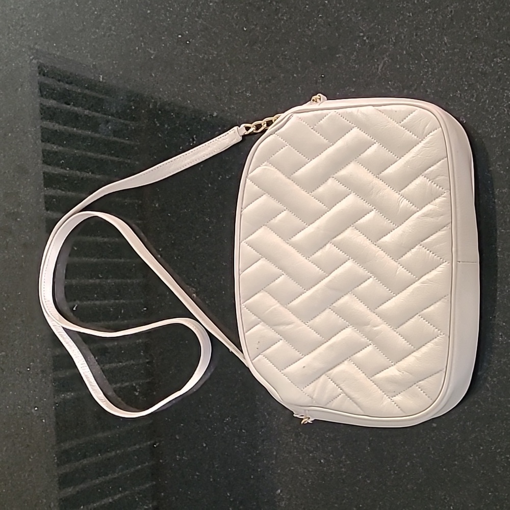 Vintage Talbots Purse Cream Purse